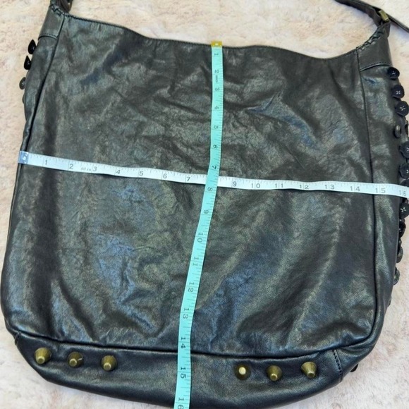 black faux leather slouchy hobo bag by Pour La Victoire - Picture 8 of 8